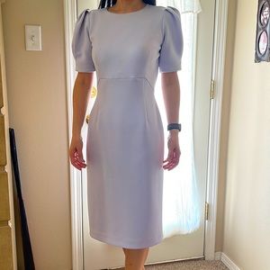 Lavender medium length dress